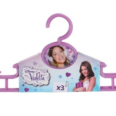 Cintres Violetta enfant par lot de 3