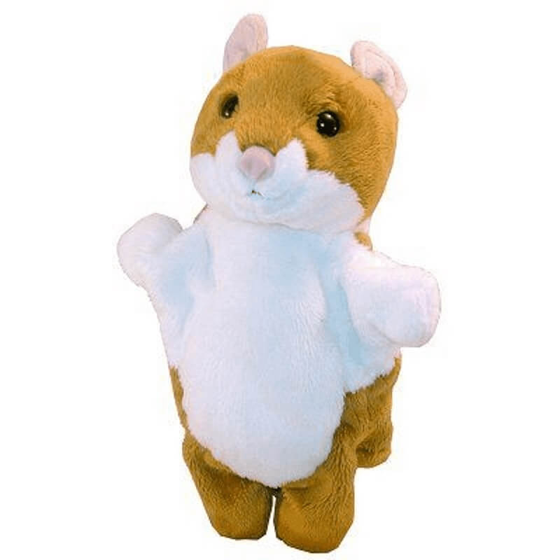 Peluche marionnette hamster