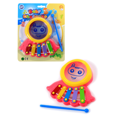Mon premier tambourin et xylophone - Jouet enfant 2 ans