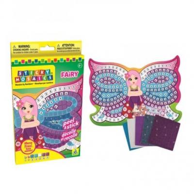 Mosaique fee par numeros activite manuelle enfant facile 1