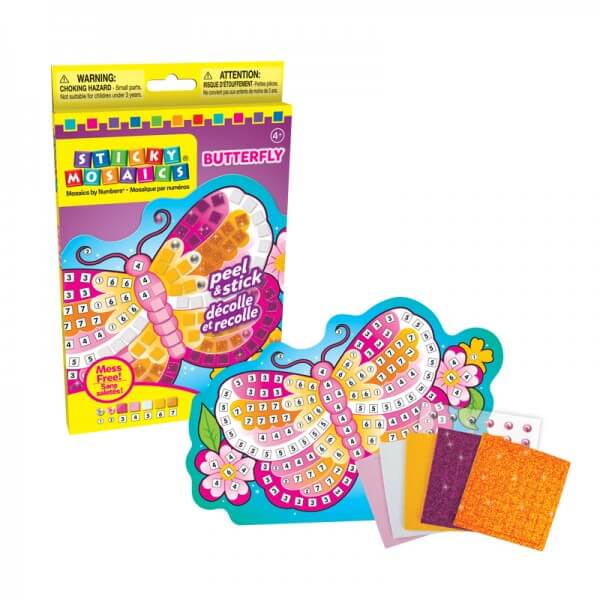 Activité manuelle enfant - Kit mosaïque papillon