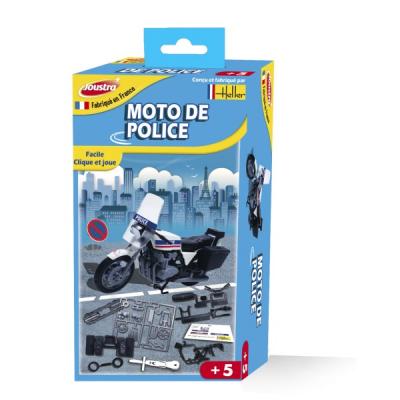 Moto de police maquette Joustra - Fabriqué en France