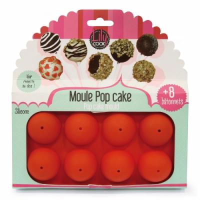 Kit moule en silicone Lily Cook pour créer 8 Pop Cakes