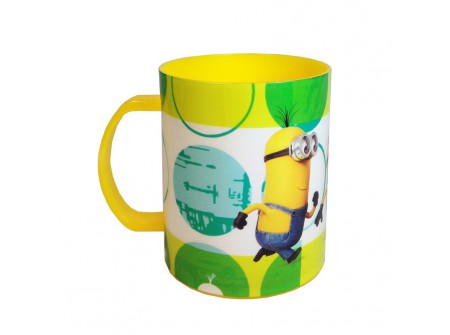 Mug tasse les minions plastique micro ondes pour enfants.