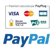 Paiement securise payplug ou paypal