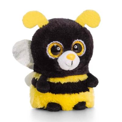 Peluche abeille aux gros yeux minimotsu keel toys