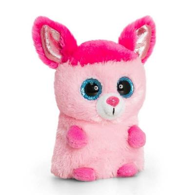 Peluche banbicoot rose auxgros yeux minimotsu keel toys