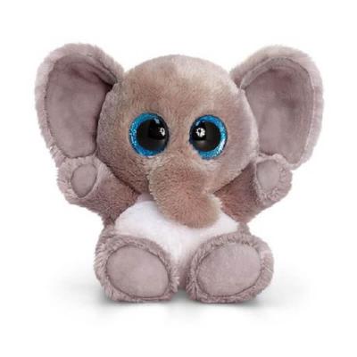 Peluche elephant aux gros yeux maxi animotsu wild keel toys