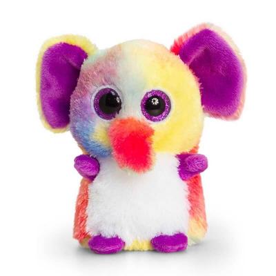 Peluche éléphant multi-couleurs aux gros yeux Mini Motsu Keel Toys