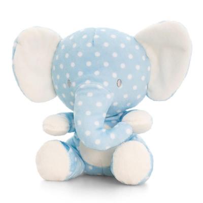 Peluche éléphant bleu Baby Keel Toys