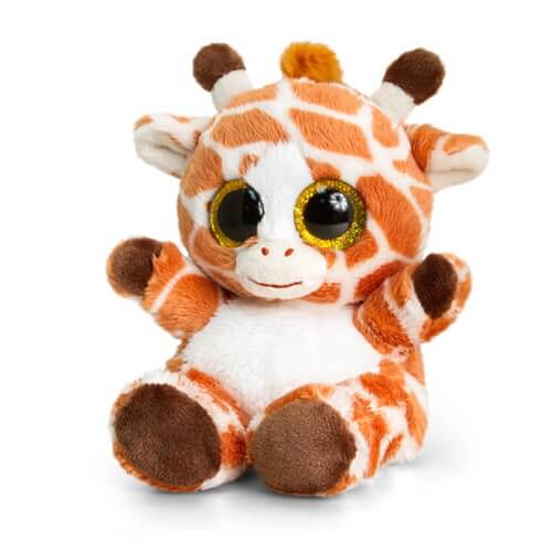 Peluche girafe toute douce aux gros yeux Keel Toys