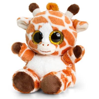 Peluche girafe aux gros yeux MAXI Animotsu Wild Keel Toys