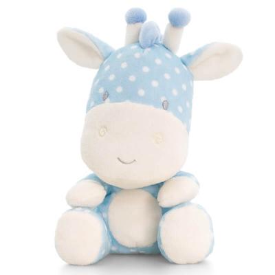 Peluche girafe bleue Baby Keel Toys