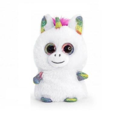 Peluche licorne blanche aux gros yeux Mini Motsu Keel Toys