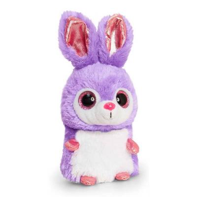 Peluche lapin violet et blanc aux gros yeux Mini Motsu Keel Toys