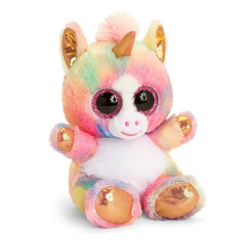 peluche gros yeux licorne