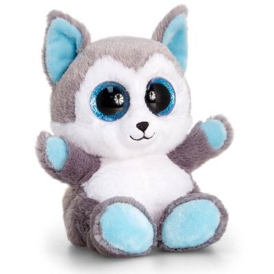 Peluche loup aux gros yeux Keel Toys