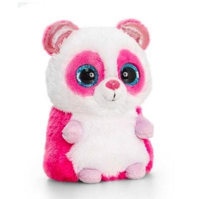 Peluche panda rose aux gros yeux Mini Motsu Keel Toys