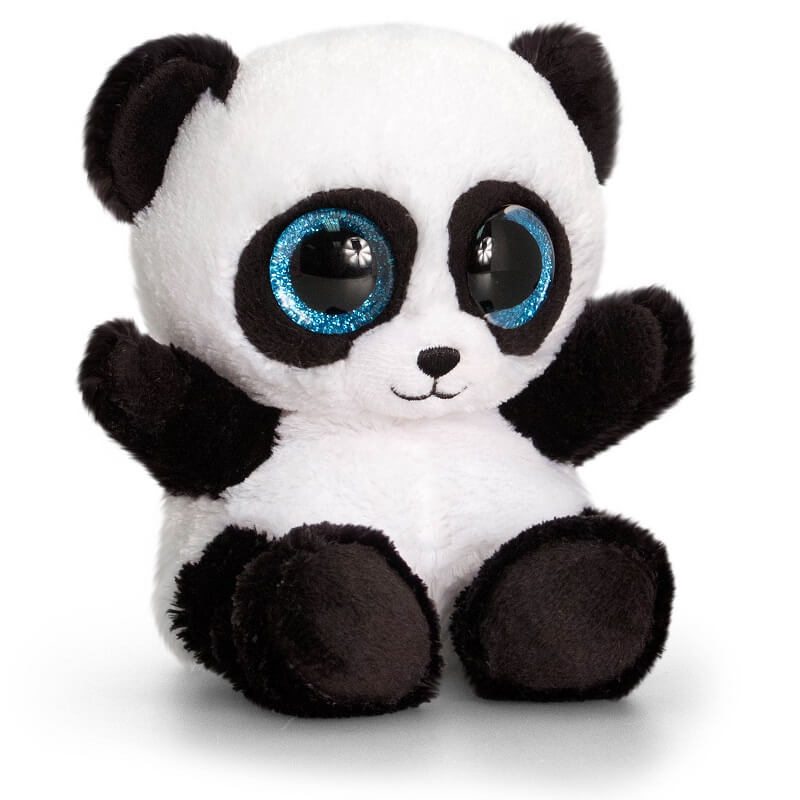 Peluche Panda Les Zamipets 18 cm Yeux brillants FIZZY chez vous des demain