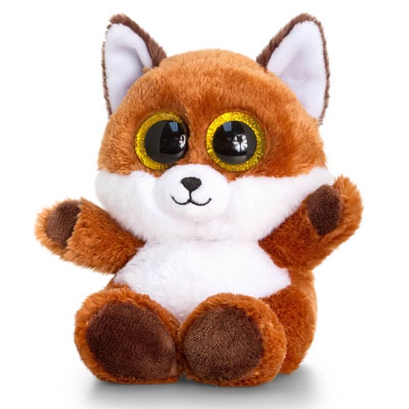 Peluche renard aux gros yeux pleine de douceur