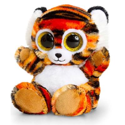 Peluche tigre aux gros yeux MAXI Animotsu Wild Keel Toys