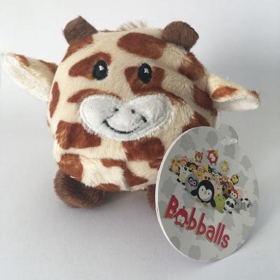 Peluche vache marron Bobballs Keel Toys