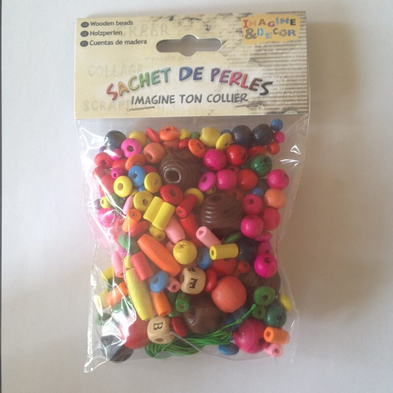 Kit de perles pour bracelet ou collier n°6 - mercerie de la grenouille