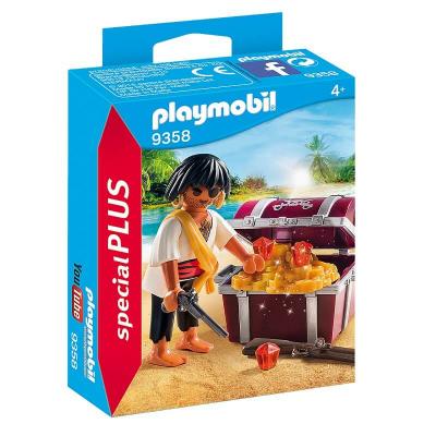 Pirate avec son coffre au trésor Playmobil