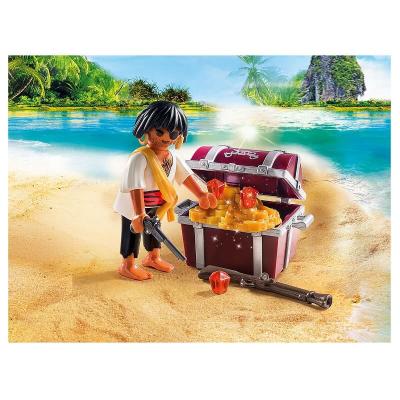 Pirate et son coffre au tresor playmobil