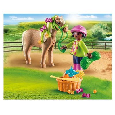 Playmobil cavaliere et son poney