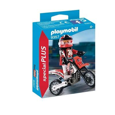 Pilote de motocross Playmobil