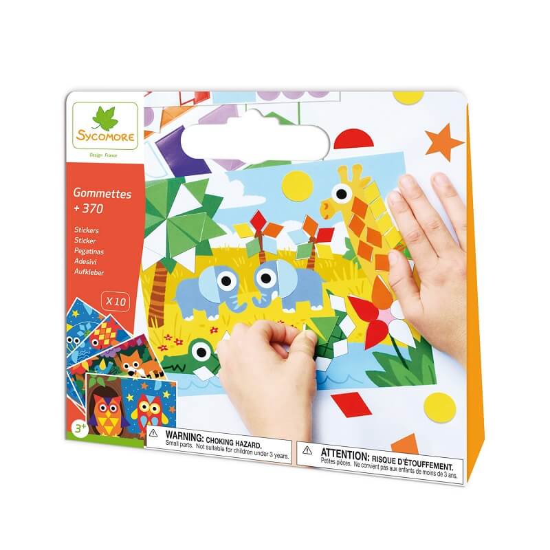 Kit de création gommettes autocollantes enfant mixte