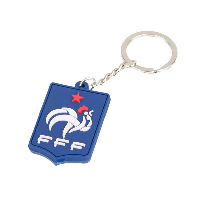 Porte clef football, Mini Porte-Clés de Football Blanc porte clé