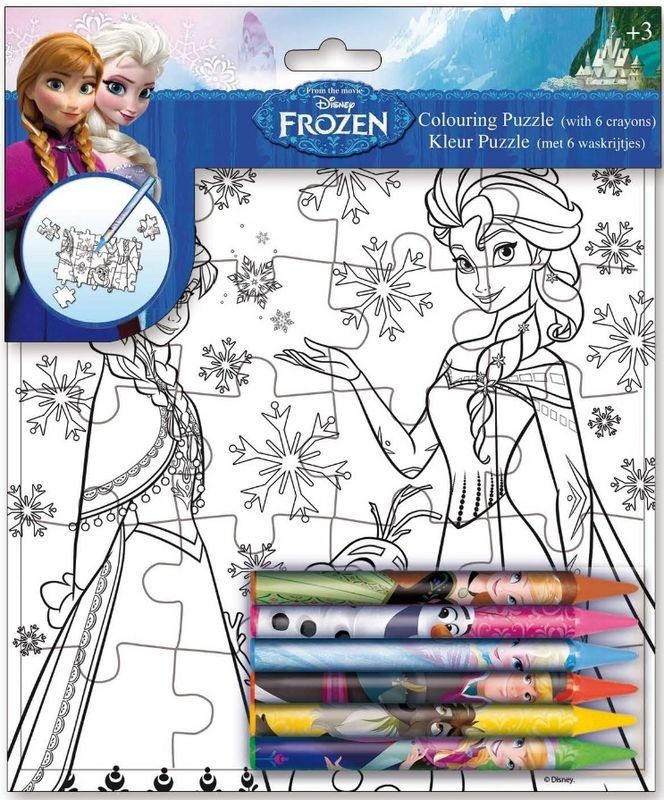 Puzzle a colorier la reine des neiges