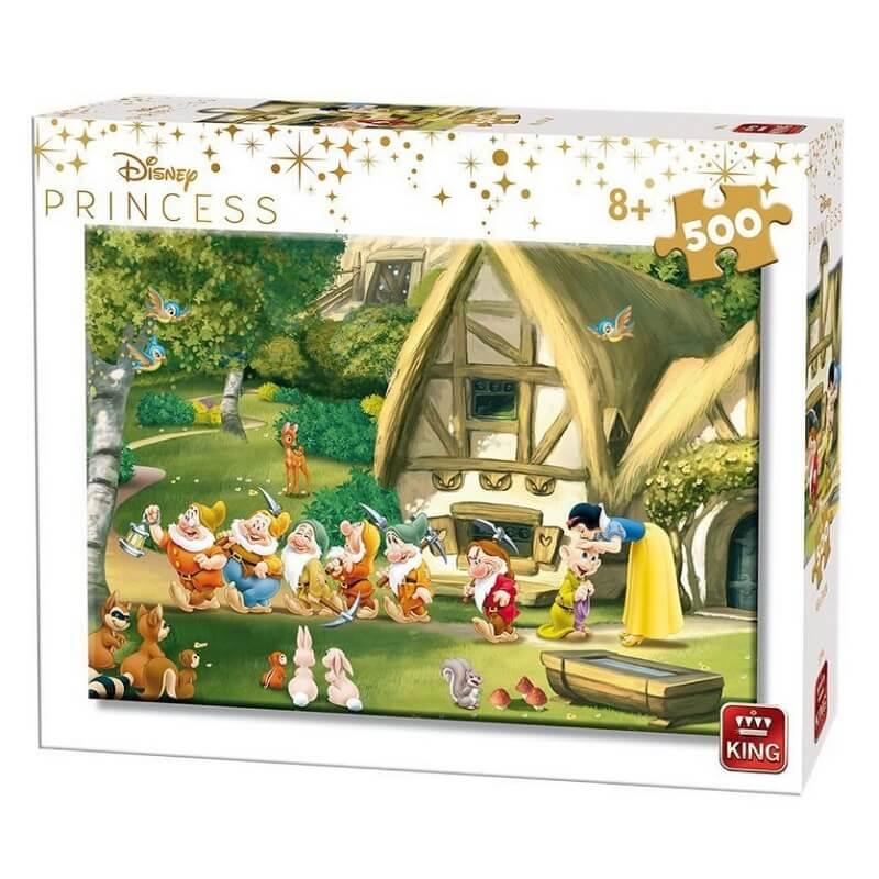 Puzzle Disney Blanche neige et les 7 nains de 500 pièces