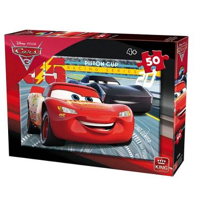 Puzzle cars 3 disney puzzle 50 pieces king international