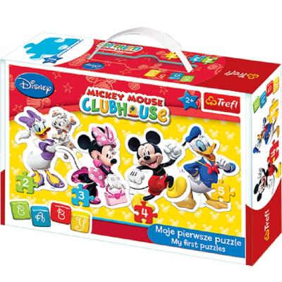 Puzzle Disney 4 en 1 avec Minnie, Donald, Mickey et Daisy