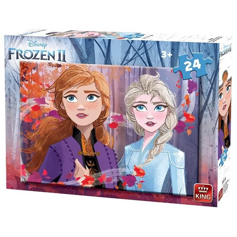 Puzzle 24 Pièces : 2 Puzzles - La Reine des Neiges, Ravensburger