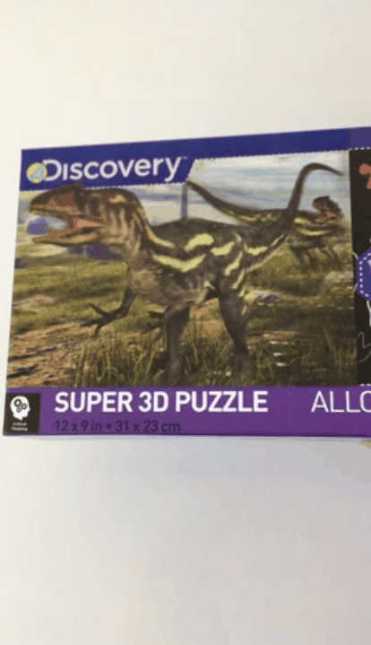 Puzzle les dinosaures image super 3d video presentation