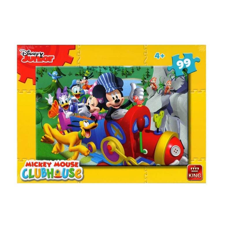 Puzzle mickey clubhouse train 99 pieces