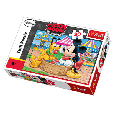 Puzzle mickey et pluto 30 pieces