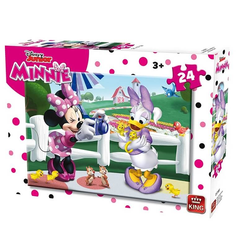 Puzzle Minnie Disney glamour pour enfant de 5 ans et plus.