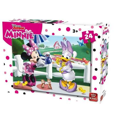 Puzzle minnie disney 24 pieces king version photographe