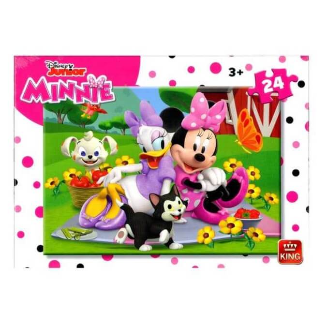 Puzzle Minnie et Daisy Disney pour enfant de 3 ans et plus.