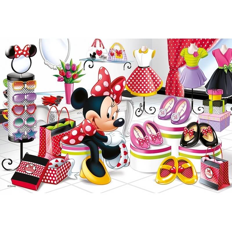 Puzzle Minnie Disney enfant dès 4 ans - Puzzle qualité Treft