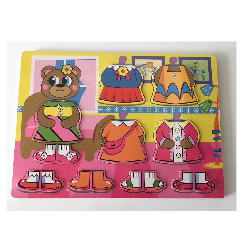 Puzzle maman ours avec changement des habits