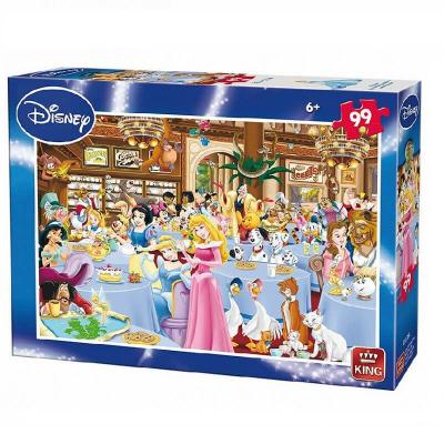 Puzzle les personnages de Disney au salon de thé