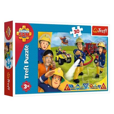 Puzzle Sam le pompier de 30 pièces Trefl