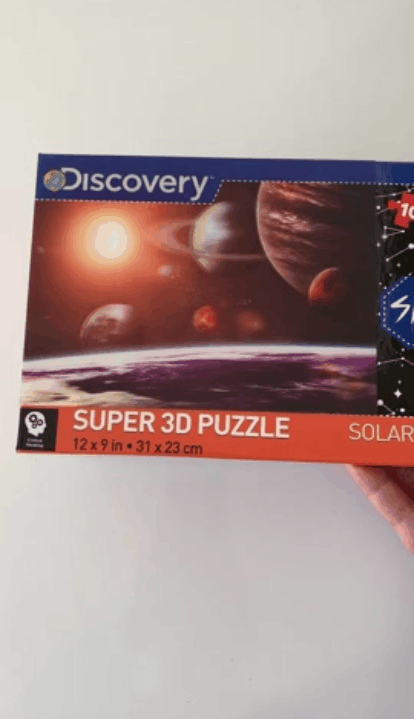 Puzzle systeme solaire image 3d presentation