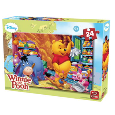 Puzzle winnie l ourson fait le menage